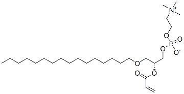 CAS#: 135566-25-5， [(2R)-3-Hexadecoxy-2-Prop-2-Enoyloxypropyl] 2-Trimethylazaniumylethyl Phosphate