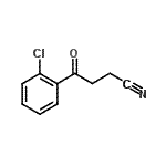 结构式 CAS# 135595-17-4, 4-(2-氯苯基)-4-氧代丁腈