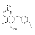 CAS#: 135608-48-9， 4-Formylphenyl 2-Acetamido-2-Deoxy-beta-D-Glucopyranoside