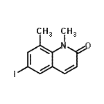 CAS#: 135715-93-4， 6-Iodo-1,8-Dimethyl-2(1H)-Quinolinone