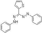 structure of CAS# 135984-01-9, (E)-1-Phenyl-2-[(Z)-(Phenylhydrazono)(2-Thienyl)Methyl]Diazene;1,5-Diphenyl-3-(2-thienyl)formazan