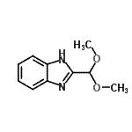 CAS 登录号：13616-10-9， 2-(二甲氧基甲基)-1H-苯并咪唑