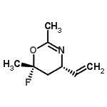 CAS#: 136271-65-3， (4S,6S)-6-Fluoro-2,6-Dimethyl-4-Vinyl-5,6-Dihydro-4H-1,3-Oxazine
