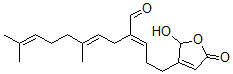 CAS#: 136440-42-1， (2E,4E)-2-[3-(2-Hydroxy-5-Oxo-2H-Furan-3-Yl)Propylidene]-5,9-Dimethyldeca-4,8-Dienal