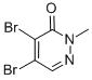 structure of CAS# 13645-74-4, 4,5-Dibromo-2-Methyl-3(2H)-Pyridazinone;4,5-Dibromo-2-Methyl-Pyridazin-3-One;4,5-Dibromo-2-Methyl-3-Pyridazinone;Bbv-017806