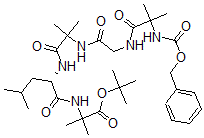CAS#: 136687-69-9， Tert-Butyl 2-Methyl-2-[[(2S)-4-Methyl-2-[[2-Methyl-2-[[2-[[2-Methyl-2-(Phenylmethoxycarbonylamino)Propanoyl]Amino]Acetyl]Amino]Propanoyl]Amino]Pentanoyl]Amino]Propanoate