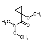 CAS#: 136732-30-4， N,1-Dimethoxy-N-Methylcyclopropanecarboxamide