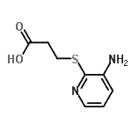 CAS#: 136742-80-8， 3-[(3-Amino-2-Pyridyl)Sulfanyl]Propanoic Acid