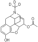 CAS#: 136765-25-8， 3-Hydroxy-17-(<Sup>2</Sup>H<Sub>3</Sub>)Methyl-7,8-Didehydro-4,5-Epoxymorphinan-6-Yl Acetate
