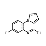 CAS#: 136773-69-8， 4-Chloro-7-Fluoropyrrolo[1,2-a]Quinoxaline