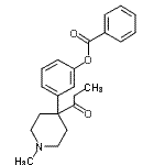 CAS#: 136832-82-1， 3-(1-Methyl-4-Propionyl-4-Piperidinyl)Phenyl Benzoate