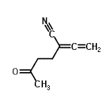 CAS#: 137039-72-6， 2-Ethenylidene-5-Oxohexanenitrile