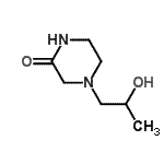 CAS#: 137066-46-7， 4-(2-Hydroxypropyl)-2-Piperazinone