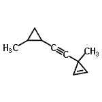 CAS#: 137073-18-8， 3-Methyl-3-[(2-Methylcyclopropyl)Ethynyl]Cyclopropene