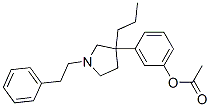 CAS#: 13712-53-3， Acetic Acid 3-(1-Phenethyl-3-Propyl-3-Pyrrolidinyl)Phenyl Ester