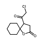 CAS#: 137180-64-4， 4-(Chloroacetyl)-1-Oxaspiro[4.5]Decan-2-One
