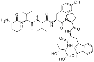 CAS#: 137201-62-8， Leucyl-valyl-valyl-tyrosyl-prolyl-tryptophyl-threonine