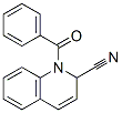 结构式 CAS# 13721-17-0, 1-苯甲酰基-1,2-二氢-2-喹啉甲腈