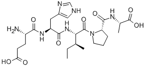 CAS#: 137235-80-4， N-[1-[N-(N-L-alpha-Glutamyl-L-Histidyl)-L-Isoleucyl]-L-Prolyl]-L-Alanine