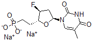 CAS#: 137248-58-9， Disodium 1-[(2S,4S,5R)-4-Fluoro-5-(2-Phosphonatoethyl)Oxolan-2-Yl]-5-Methylpyrimidine-2,4-Dione
