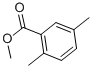 structure of CAS# 13730-55-7, 2,5-Dimethylbenzoic Acid Methyl Ester;2,5-Dimethylbenzoic Acid Methyl Ester;Nsc118435;Benzoic Acid, 2,5-Dimethyl-, Methyl Ester
