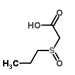 CAS#: 137375-80-5， (Propylsulfinyl)Acetic Acid