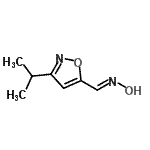 CAS#: 137424-95-4， (E)-N-Hydroxy-1-(3-Isopropyl-1,2-Oxazol-5-Yl)Methanimine