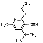 CAS#: 137440-90-5， 4-(Dimethylamino)-2-Ethoxy-6-Methylnicotinonitrile