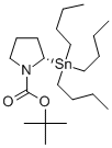CAS#: 137496-74-3， (2S)-2-(Tributylstannyl)-1-Pyrrolidinecarboxylic Acid 1,1-Dimethylethyl Ester