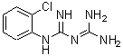 结构式 CAS# 137588-53-5, 1-(2-氯苯基)-3-(二氨基亚甲基)胍