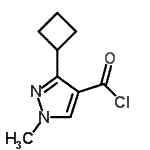 CAS#: 137614-14-3， 3-Cyclobutyl-1-Methyl-1H-Pyrazole-4-Carbonyl Chloride