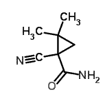 CAS#: 13764-33-5， 1-Cyano-2,2-Dimethylcyclopropanecarboxamide