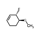 CAS#: 137742-50-8， (3S,4S)-3-Fluoro-4-(Methylsulfanyl)Cyclohexene