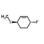 CAS#: 137742-51-9， (3R,6R)-3-Fluoro-6-(Methylsulfanyl)Cyclohexene