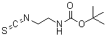 structure of CAS# 137743-46-5, 2-Methyl-2-Propanyl (2-Isothiocyanatoethyl)Carbamate;N-Boc-2-isothiocyanatoethylamine;tert-butyl (2-isothiocyanatoethyl)carbamate;tert-Butyl N-(2-isothiocyanatoethyl)carbamate