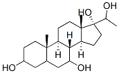 CAS#: 137767-50-1， (3S,5R,7R,8R,9S,10S,13S,14S,17R)-17-(1-Hydroxyethyl)-10,13-Dimethyl-1,2,3,4,5,6,7,8,9,11,12,14,15,16-Tetradecahydrocyclopenta[a]Phenanthrene-3,7,17-Triol
