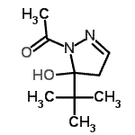 CAS#: 137882-69-0， 1-[5-Hydroxy-5-(2-Methyl-2-Propanyl)-4,5-Dihydro-1H-Pyrazol-1-Yl]Ethanone