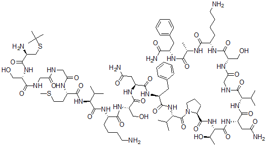 CAS#: 137908-73-7， tert-Butyl-cysteine(18)-Calcitonin gene-related peptide (19-37)