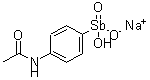CAS 登录号：138-31-8， (4-乙酰氨基苯基)(羟基)锑酸钠氧化物