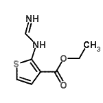 CAS#: 138055-87-5， Ethyl 2-(carbonoimidoylamino)-3-thiophenecarboxylate