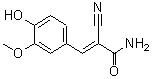 CAS#: 138175-49-2， (2E)-2-Cyano-3-(4-Hydroxy-3-Methoxyphenyl)Acrylamide