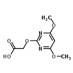 CAS#: 138377-94-3， [(4,6-Dimethoxy-2-Pyrimidinyl)Oxy]Acetic Acid