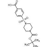 CAS#: 138385-00-9， 4-[(4-{[(2-Methyl-2-Propanyl)Oxy]Carbonyl}-1-Piperazinyl)Sulfonyl]Benzoic Acid
