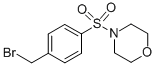 structure of CAS# 138385-04-3, 4-[[4-(Bromomethyl)Phenyl]Sulfonyl]-Morpholine