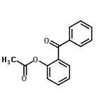 结构式 CAS# 138711-39-4, 2-苯甲酰基苯基乙酸酯