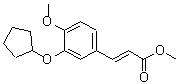 CAS#: 138715-51-2， Methyl (2E)-3-[3-(Cyclopentyloxy)-4-Methoxyphenyl]Acrylate