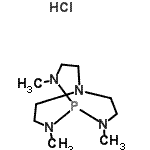 structure of CAS# 138800-17-6, 2,8,9-Trimethyl-2,5,8,9-Tetraaza-1-Phosphabicyclo[3.3.3]Undecane Hydrochloride (1:1);2,8,9-Tri<wbr>methyl-2,<wbr>5,8,9-tet<wbr>raaza-1-p<wbr>hosphabic<wbr>yclo[3.3.<wbr>3]undecan<wbr>e hydroch<wbr>loride;289-TRIMETHYL-2589-TETRAAZA-1-PHOS&;598151_ALDRICH