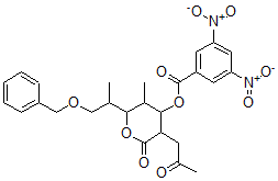 CAS#: 138847-00-4， [5-Methyl-2-Oxo-3-(2-Oxopropyl)-6-[1-(Phenylmethoxy)Propan-2-Yl]Oxan-4-Yl] 3,5-Dinitrobenzoate