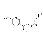 CAS#: 138967-28-9， 4-[1-(Butyryloxy)-2-Propanyl]Benzoic Acid