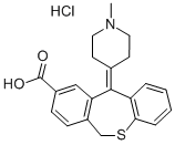 CAS#: 138970-91-9， 11-(1-Methylpiperidin-4-Ylidene)-6H-Benzo[c][1]Benzothiepine-9-Carboxylic Acid Hydrochloride